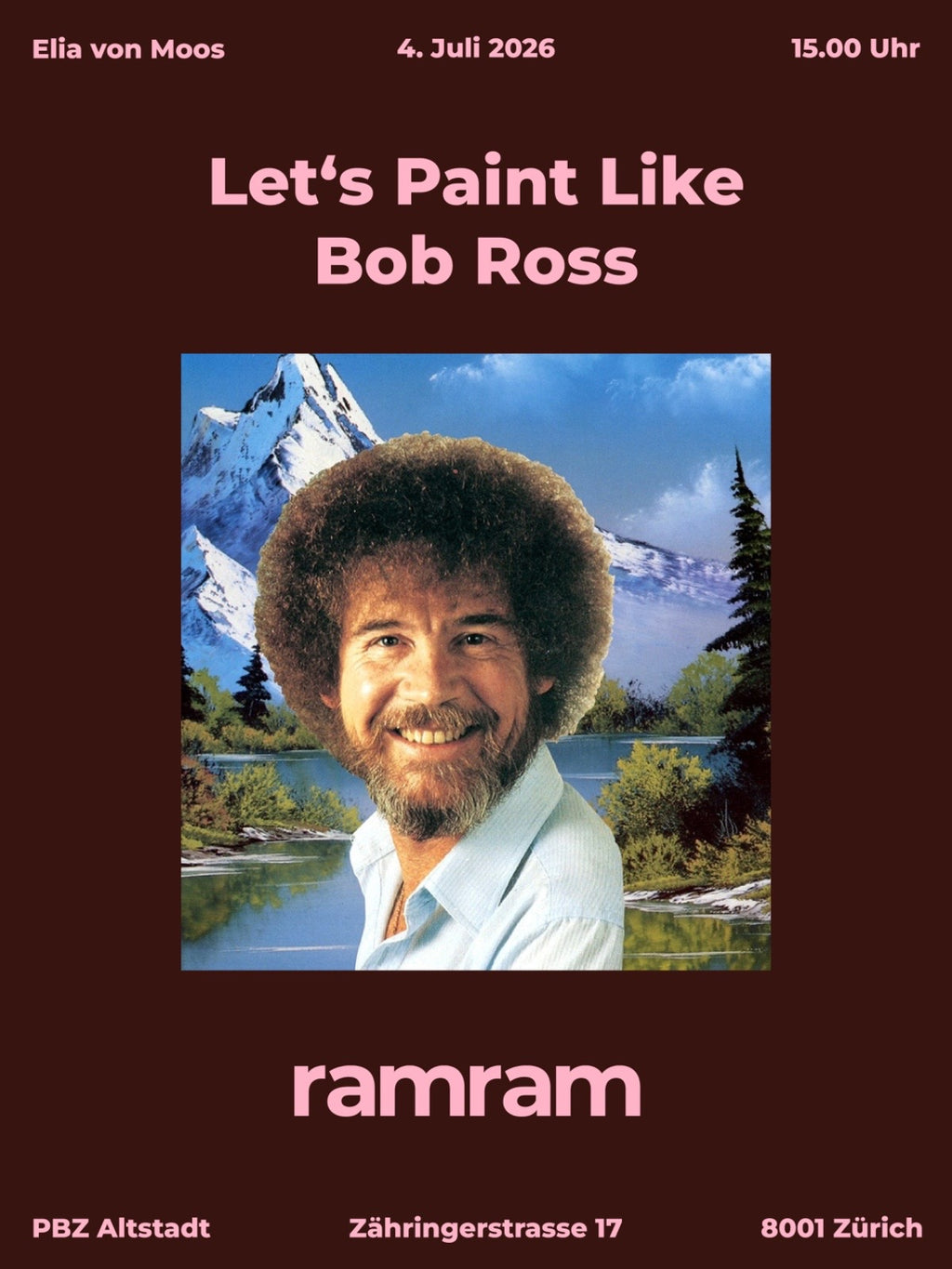 Let's paint like Bob Ross